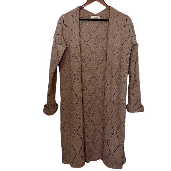 Mood and Madison long knitted cardigan size small - Picture 1 of 5